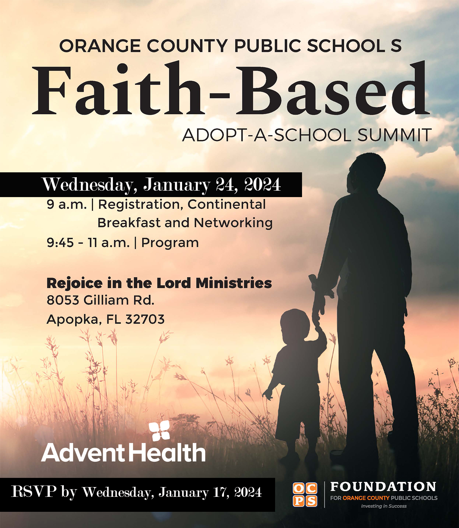 Faith-Based Summit 2024 Invitation